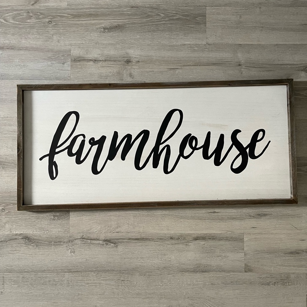 Farmhouse Sign